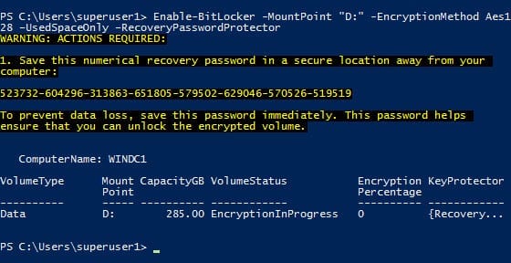 hjemme interval Regan Enable BitLocker Drive Encryption in Windows Server 2012 - Petri IT  Knowledgebase