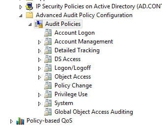 Advanced Audit Policy Configuration in Windows Server 2012