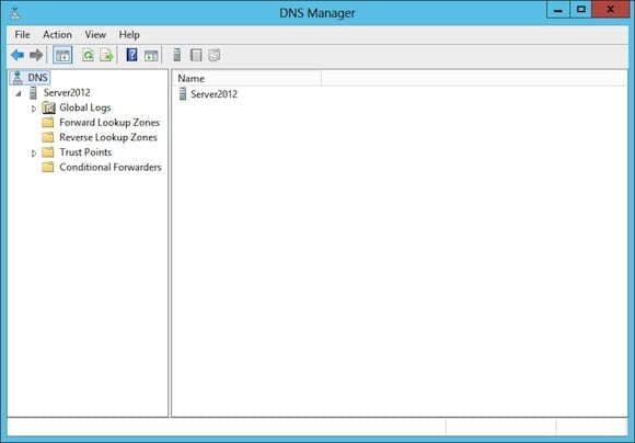 Install DNS Server Role Windows Server 2012