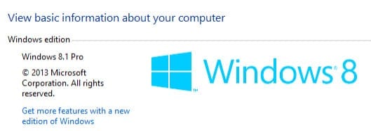Windows 8.1 Pro edition