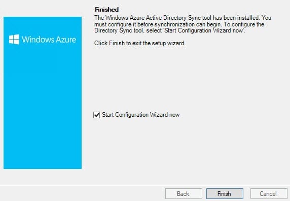 Sync Office 365 with Active Directory: Directory Synchronization tool configuration wizard