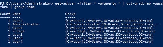 Managing Active Directory in PowerShell 3.0 Out-GridView: Pass data back