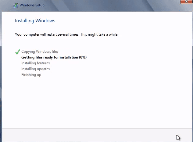 Windows is finalizing your settings очень долго