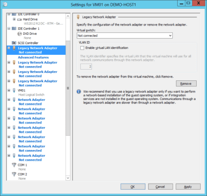 Legacy Network Adapter