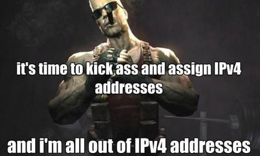 IPv4 address funny