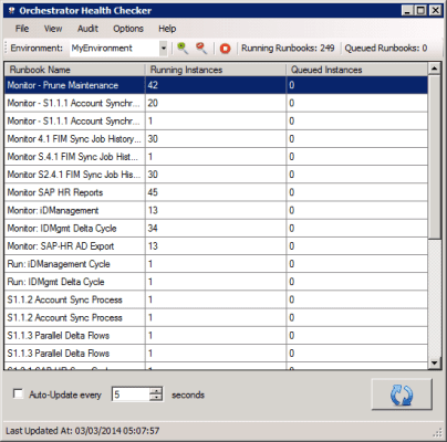 Determine the number of running instances of any runbook quickly