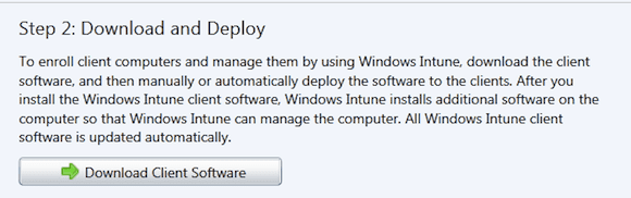 windows intune client software