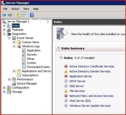 Install Print Services on Windows Server 2008