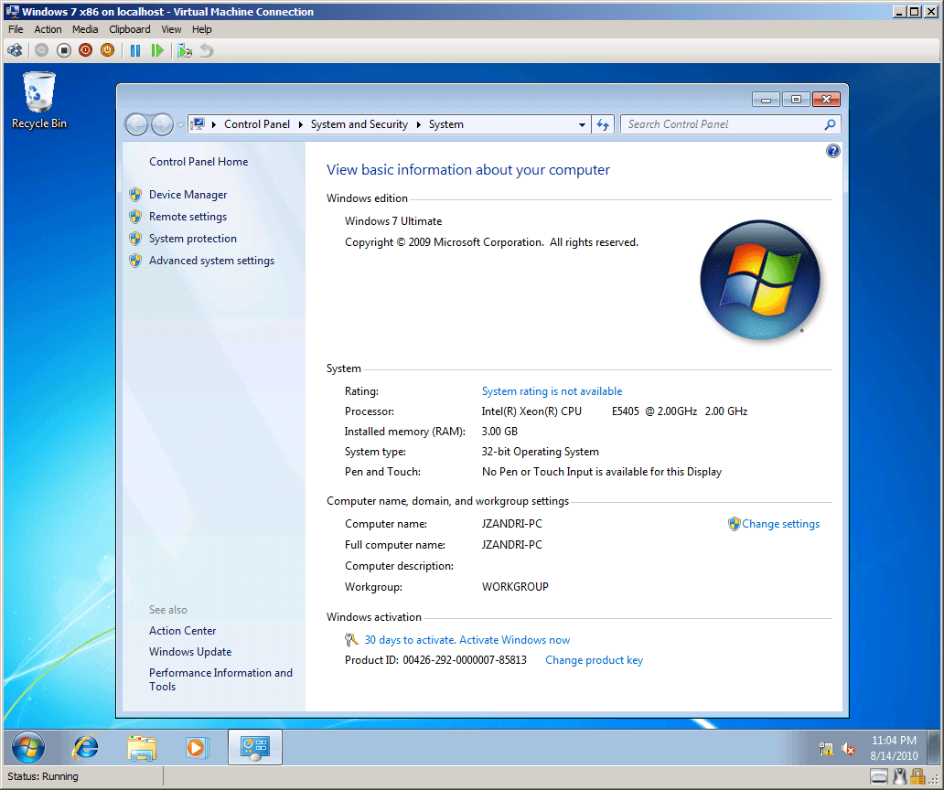 Windows 7 SP1 Beta installation walkthrough