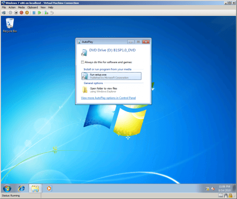 Windows 7 SP1 Beta installation walkthrough