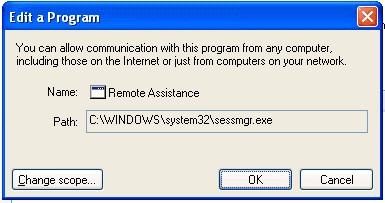 Windows Firewall Windows XP SP2 0005