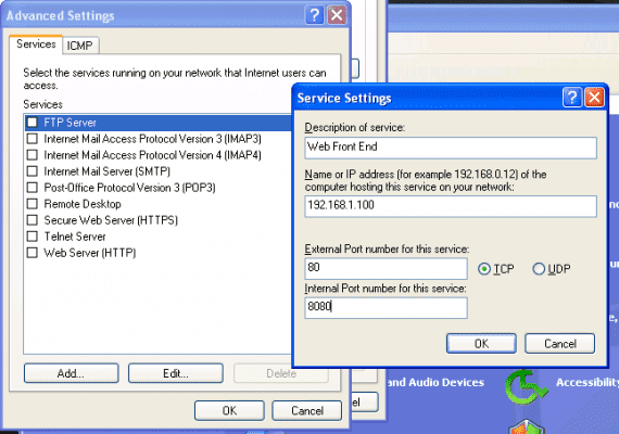 Windows Firewall Windows XP SP2 0010