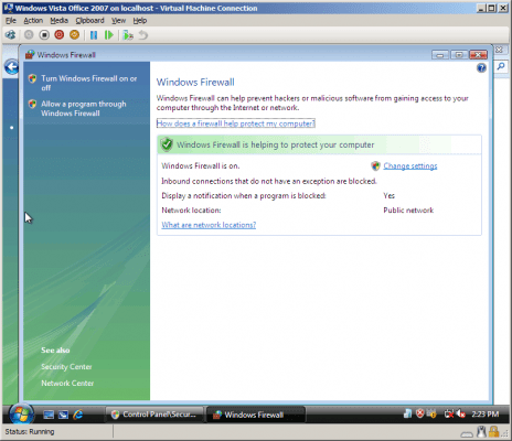 Windows Firewall on Windows Vista 0004