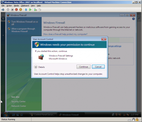 Windows Firewall on Windows Vista 0005
