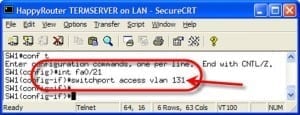 Cisco switch port administration: VLAN commands