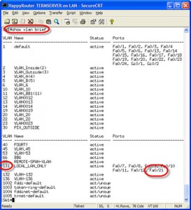 Switchport access VLAN command