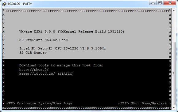 PuTTY -- and the DCUI command -- can be a valuable tool in any VMware admin's toolbox