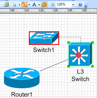 Dynamic connectors can snap to your shapes