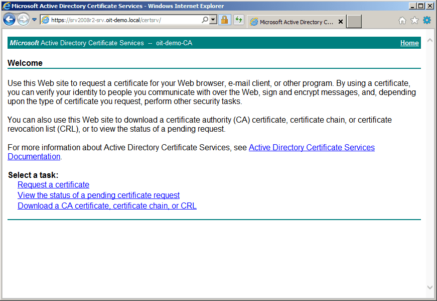 This Web Browser Does Not Support the Generation of Certificate Requests fixed