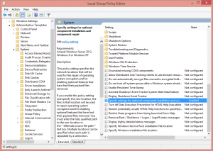 Manually Install the Windows 8.1 KB2919355 Update local group policy
