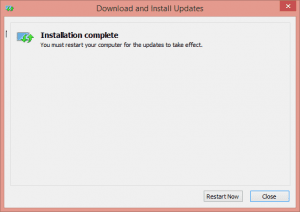 install Windows 8.1 update KB2919355 