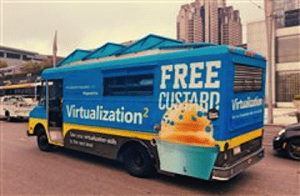 Microsoft's VMworld 2013 custard truck/Hyper-V guerrilla marketing vehicle
