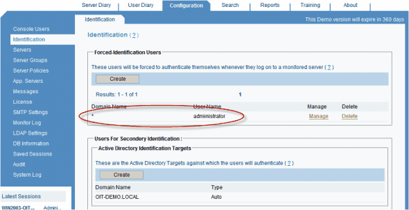 identifying admin account oit 1