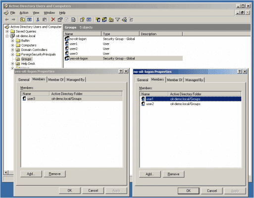 identifying admin account oit 5