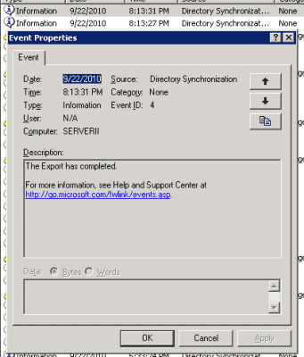 BPOS: verify synchronization