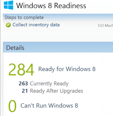Microsoft Assessment and Planning (MAP) Toolkit windows 8 readiness