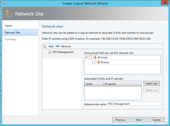 SCVMM 2012 R2 SoFS: Configuring the Fabric