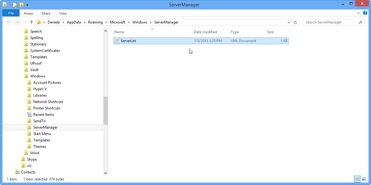 Import and Export Managed Server Lists with Server Manager: Active Directory