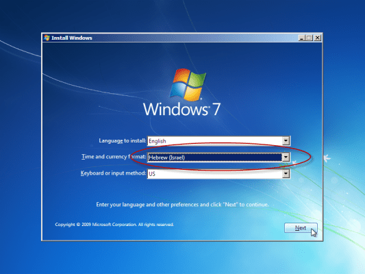 install heb win7 6