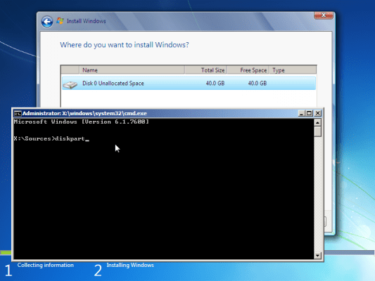 install win7 76