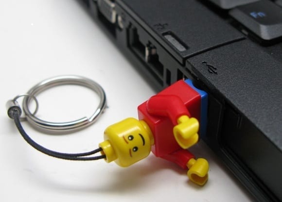 LEGO minifigure USB drive