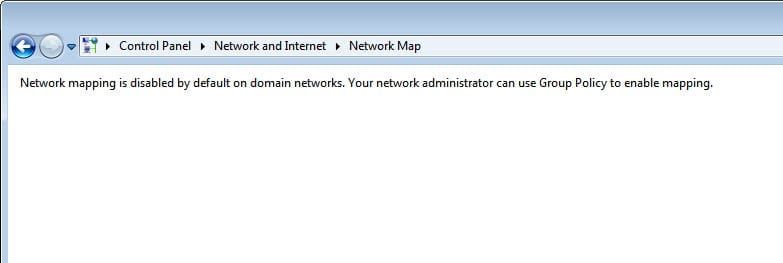 network map in windows 7