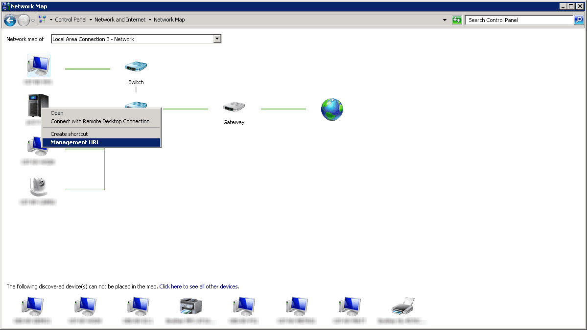 network map in windows 7