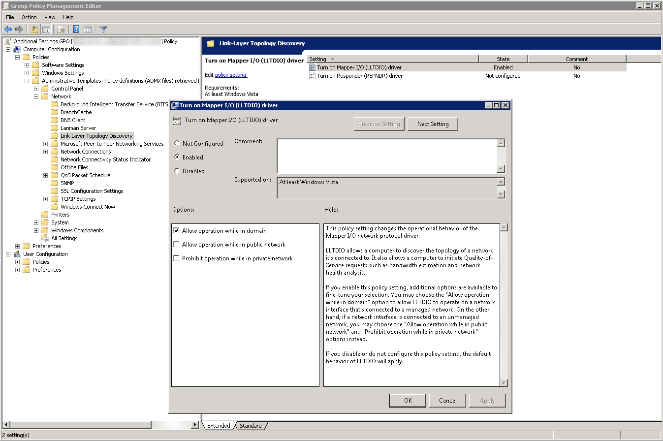 network map in windows 7