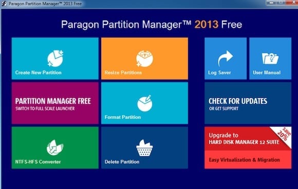Paragon Software Partition Manager Free Edition