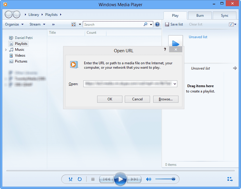 Save Skype Video Messages: Windows Media Player