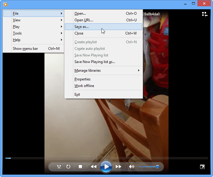 Save Skype Video Messages: Windows Media Player