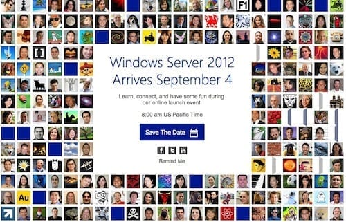 Windows Server 2012 launch announcement