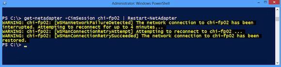 manage network adapter with PowerShell: setadapter