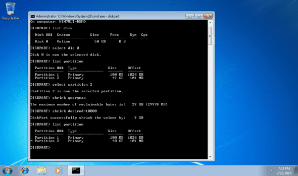 shrink win7 partition 12