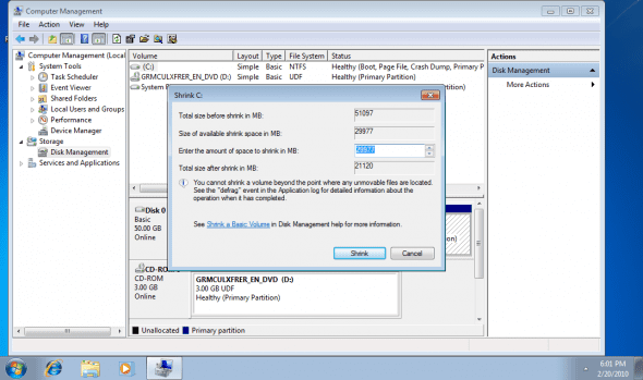shrink win7 partition 6