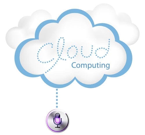 Siri utilizing cloud computing