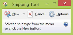 Windows 7/8 snipping tool