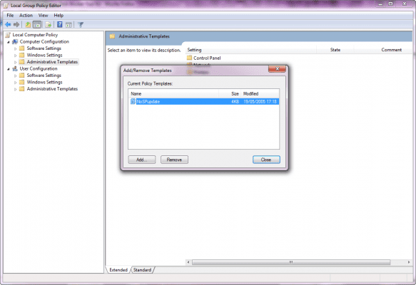 Windows 7 and Windows Server 2008 R2 SP1 Blocker: Group Policy Settings
