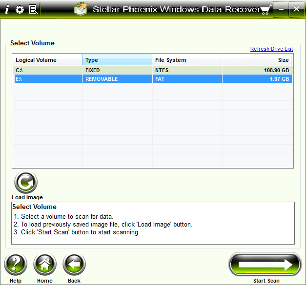 Recover deleted files with Stellar Data Recovery Pro - Step 2
