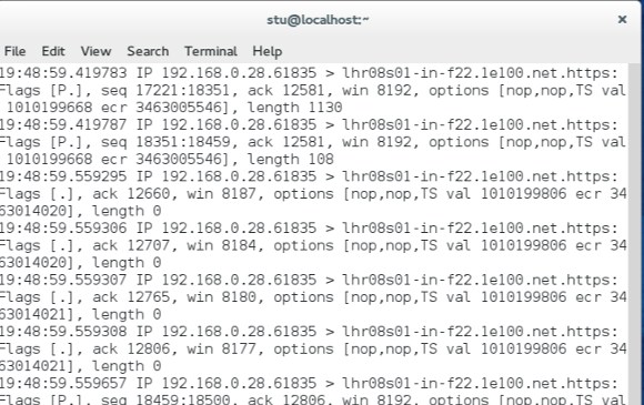 TCPDump is a Linux TCP packet analysis tool